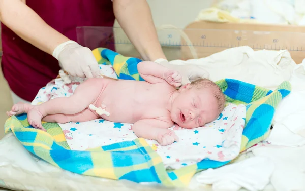 Newborn. baby after birth — Stock Photo, Image