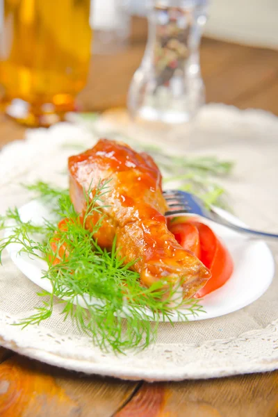 Barbecue chicken legs — Stock Photo, Image