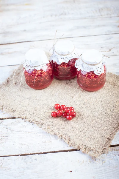 Red currant jam — Stock Photo, Image