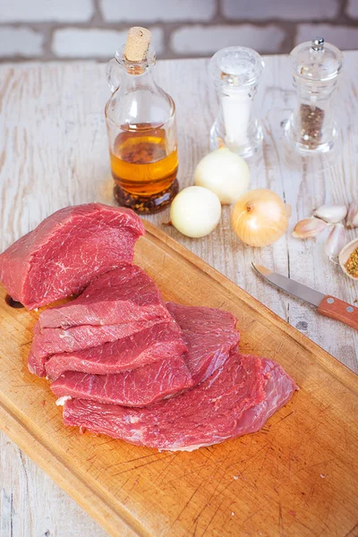 Bife de bovino — Fotografia de Stock