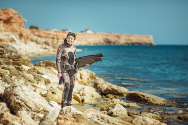 Freediver kız