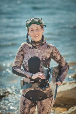 Freediver kız
