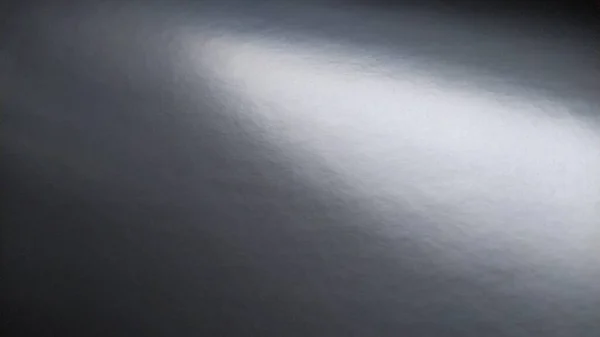 Langer Lichtschein Auf Glänzendem Grauen Papier Ein Lichtfleck Auf Einer — Stockfoto