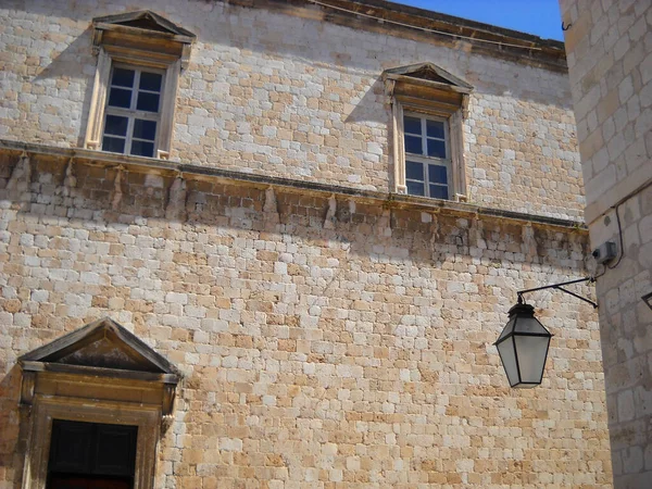 Dubrovnik Dalmaçya Hırvatistan Ağustos 2010 Hırvatistan Tarihi Simgeleri Dubrovnik Eski — Stok fotoğraf