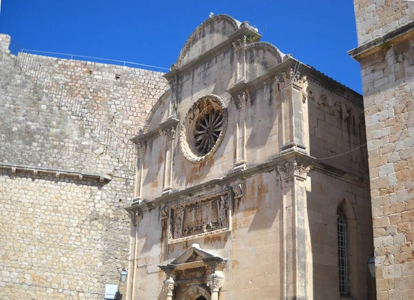 Dubrovnik Horvátország 2010 Augusztus Szent Megváltó Templom Dubrovnikban Turisztikai Látványosságok — Stock Fotó