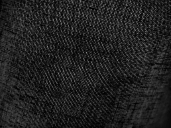 Háttér Fekete Vászon Vagy Pamut Szövet Durva Szálak Absztrakt Háttér — Stock Fotó