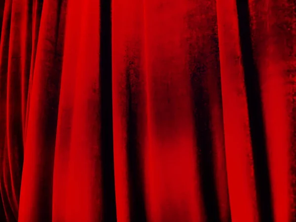 Ярко Красный Абстрактный Фон Напоминающий Складки Приятного Бархата Стилизованное Размытое — стоковое фото