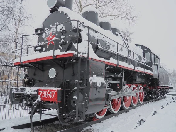 Treno Retrò Locomotiva Dell Inizio Del Xix Secolo Con Motore — Foto Stock