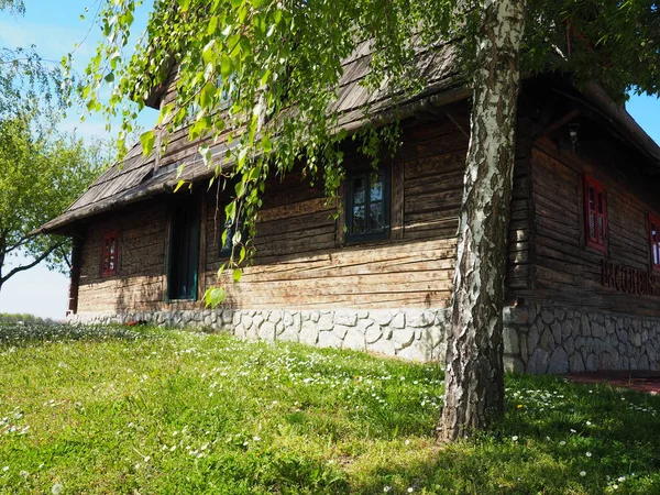 Stanisici Bijelina Bosnië Herzegovina April 2021 Houten Dorpsboerderij 19E Eeuwse — Stockfoto