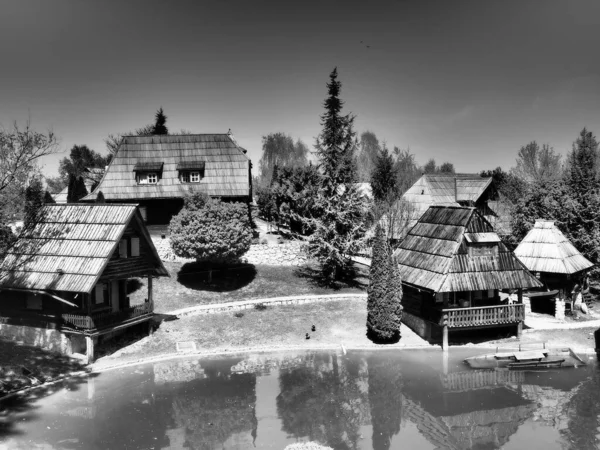 Stanisici Bijelina Bosna Hersek Nisan 2021 Ethno Köyü Bosna Tarzı — Stok fotoğraf