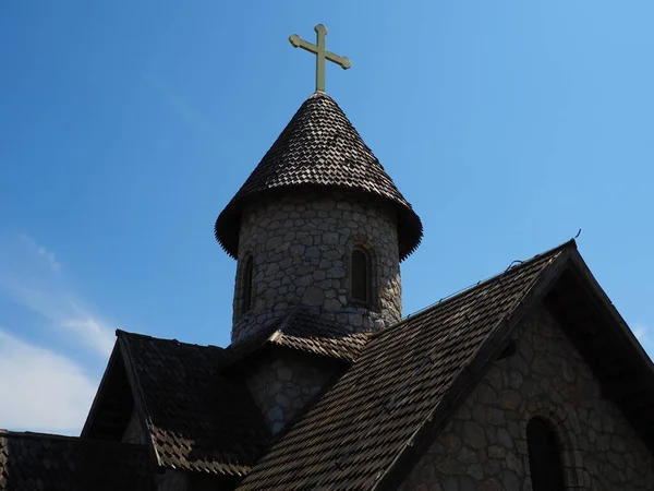 Stanisici Bijelina Bosnia Erzegovina Aprile 2021 Chiesa Ortodossa Pietra Nell — Foto Stock