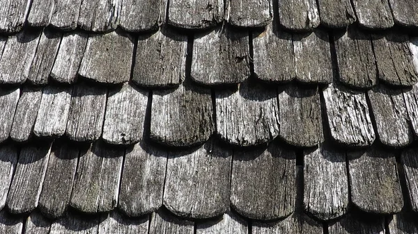 Telhado Telhas Como Uma Cobertura Telhado Rural Tradicional Tiled Aguda — Fotografia de Stock