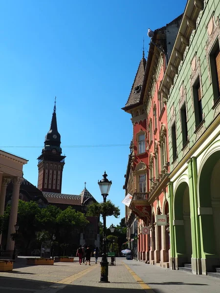Subotica Serbien September Subotica Arkitektur Fasader Historiska Byggnader Och Landmärken — Stockfoto