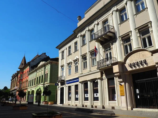 Subotica Serbia Września Architektura Subotica Fasady Zabytkowych Budynków Zabytków Subotica — Zdjęcie stockowe