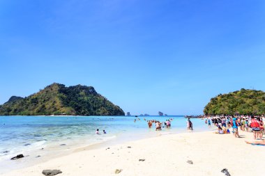 Krabi - 19 Şubat 2016: Seyahat sae, krabi, Tayland Febru üzerinde