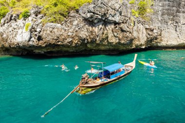 Krabi - 19 Şubat 2016: Seyahat sae, krabi, Tayland Febru üzerinde