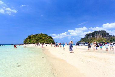 Krabi - 19 Şubat 2016: Seyahat sae, krabi, Tayland Febru üzerinde