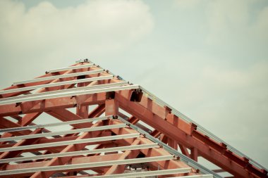 Çatı çelik Mimarlık inşaat altında