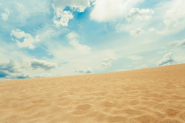 Areia vista deserto — Fotografia de Stock