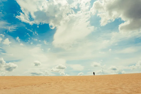 Sabbia vista deserto — Foto Stock