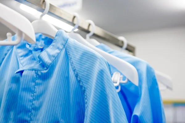 Clean room dress for factory — Stock Photo, Image