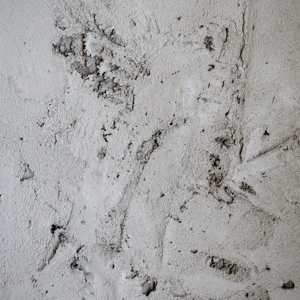 Plaster concrete on wall of house construction — Stock Photo, Image