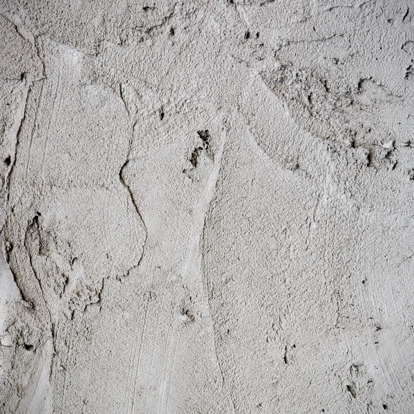 Plaster concrete on wall of house construction — Stock Photo, Image