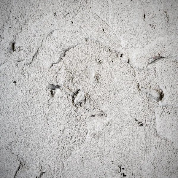 Plaster concrete on wall of house construction — Stock Photo, Image