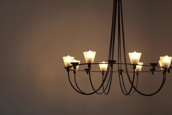 Lampadario cerchio per la casa in tono vintage retrò — Foto Stock