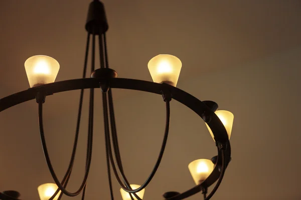 Lampadario cerchio per la casa in tono vintage retrò — Foto Stock