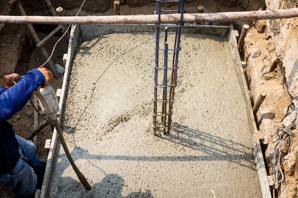 A hazai épület cement — Stock Fotó