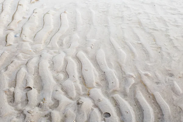 Texture curva di sabbia sulla spiaggia — Foto Stock