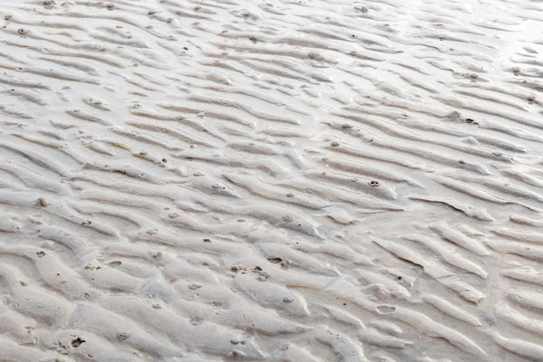 Υφή των άμμου καμπύλη στην παραλία — Φωτογραφία Αρχείου