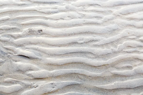 Textur der Sandkurve am Strand — Stockfoto