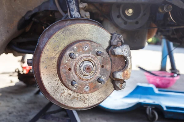 Front Disk brake assembly repair — Stock Photo, Image