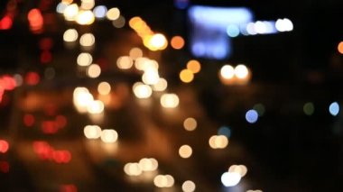 hafif araç bokeh yolda hareket