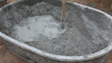 emek inşaat işi için beton karıştırma