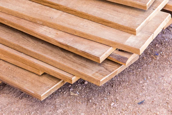 Set of timber for home construction — Stock Photo, Image