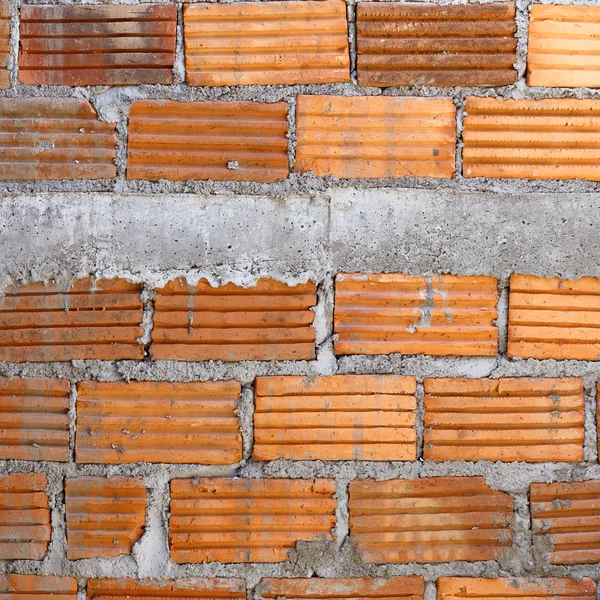 Texture de construction murale en brique — Photo