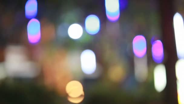 Abstract bokeh effect verplaatsen — Stockvideo