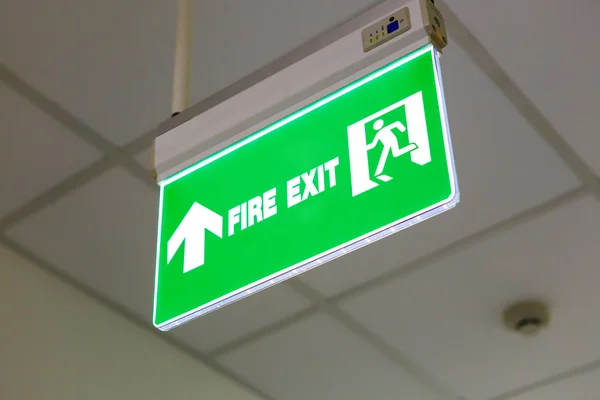 Fire exit sign — Stock Photo, Image