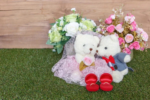 Orso romantico — Foto Stock