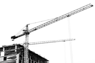 Vinçli inşaat alanı