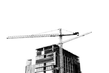 Vinçli inşaat alanı