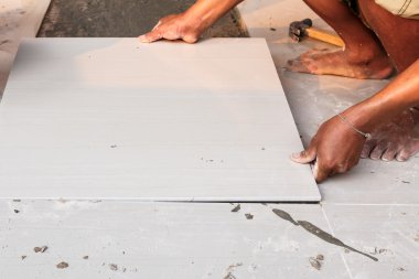 Emek yükleme seramik zemin