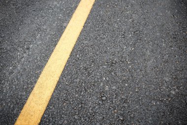 Sarı çizginin yol doku