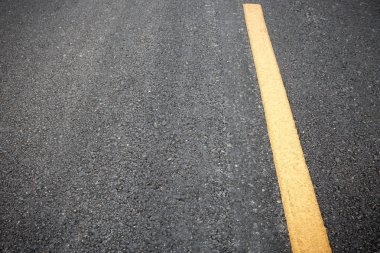 Sarı çizginin yol doku