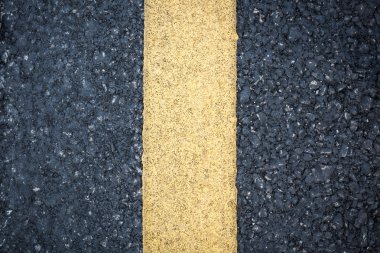 Sarı çizginin yol doku