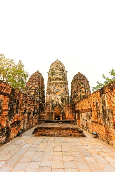 Sukhothai Tarih Parkı eski town Tayland — Stok fotoğraf