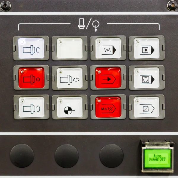 CNC machine control panel — Stock Photo, Image